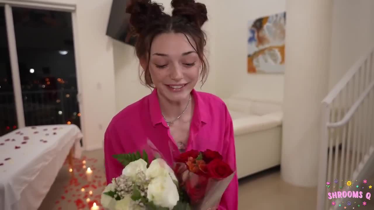 Shrooms Q OnlyFans leaked Shrooms Q Giving Daddy His Valentine’s Day Surprise on HDthot