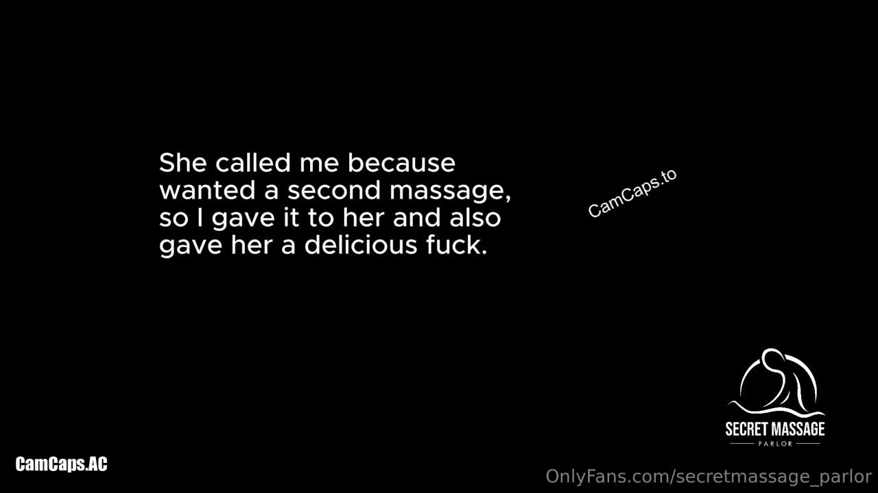 Secret Massage Parlor – Sexy Girl Back And I Fucked Her So Good