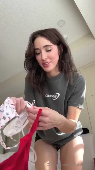 Natalie Roush OnlyFans leaked Natalie Roush Spicy Panties Haul Video on HDthot