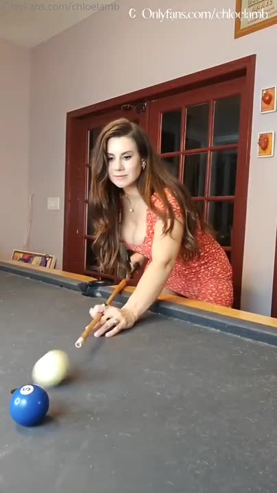 Chloe Lamb – Fucking On The Pool Table And Facial Ending