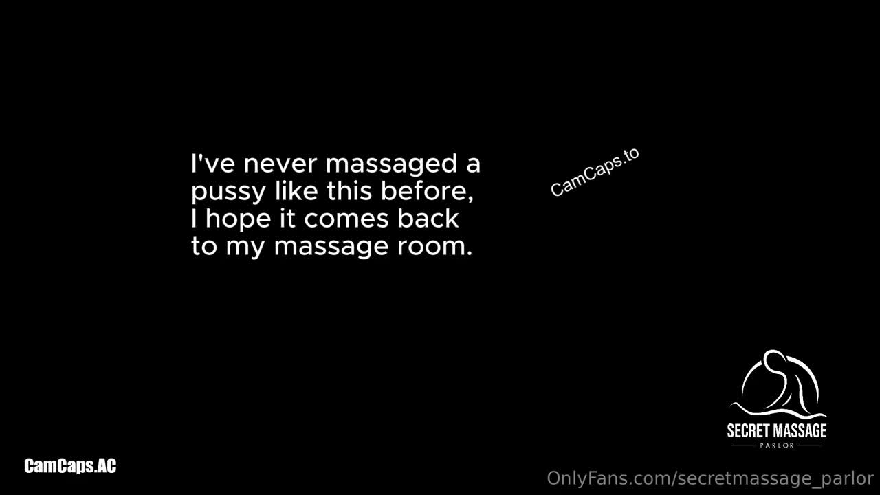 Secret Massage Parlor – Masturbating In Front of Me And Asking For My Cock