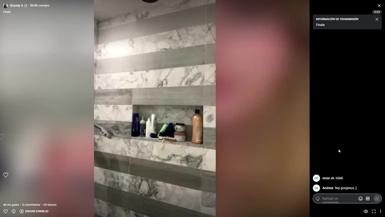 Brandy Gordon Private Live Stream Video