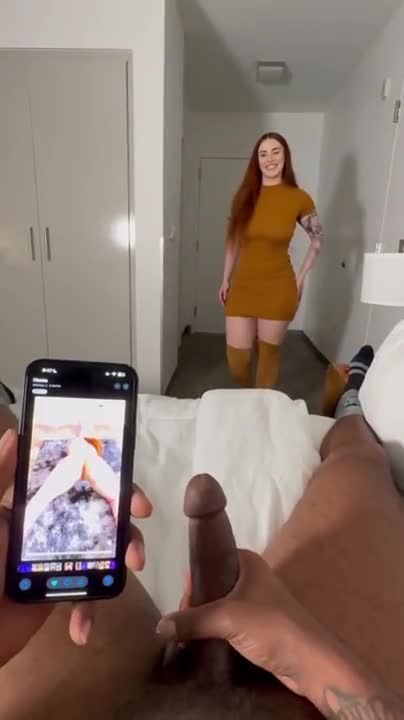 Pawg Emily – Catches Versace Jerking Off To Her POV Creampie