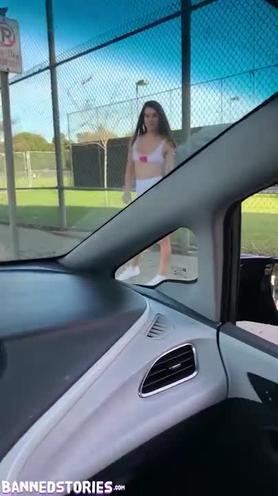 Abbie Maley Hot Tenis Chick Fucked In Public Road