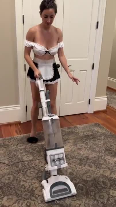 Christina Khalil – Naughty Maid Strip PPV Video