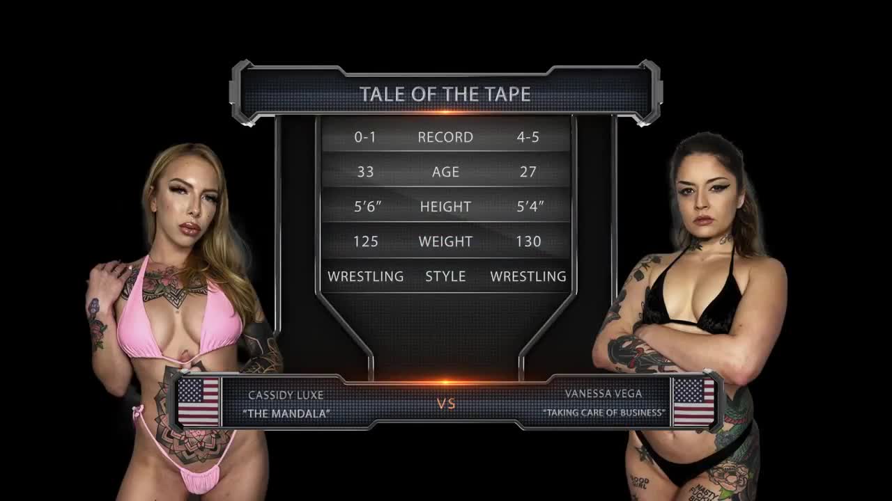 Cassidy Luxe Vs Vanessa Vega Evolved Lesbians Fight Dirty