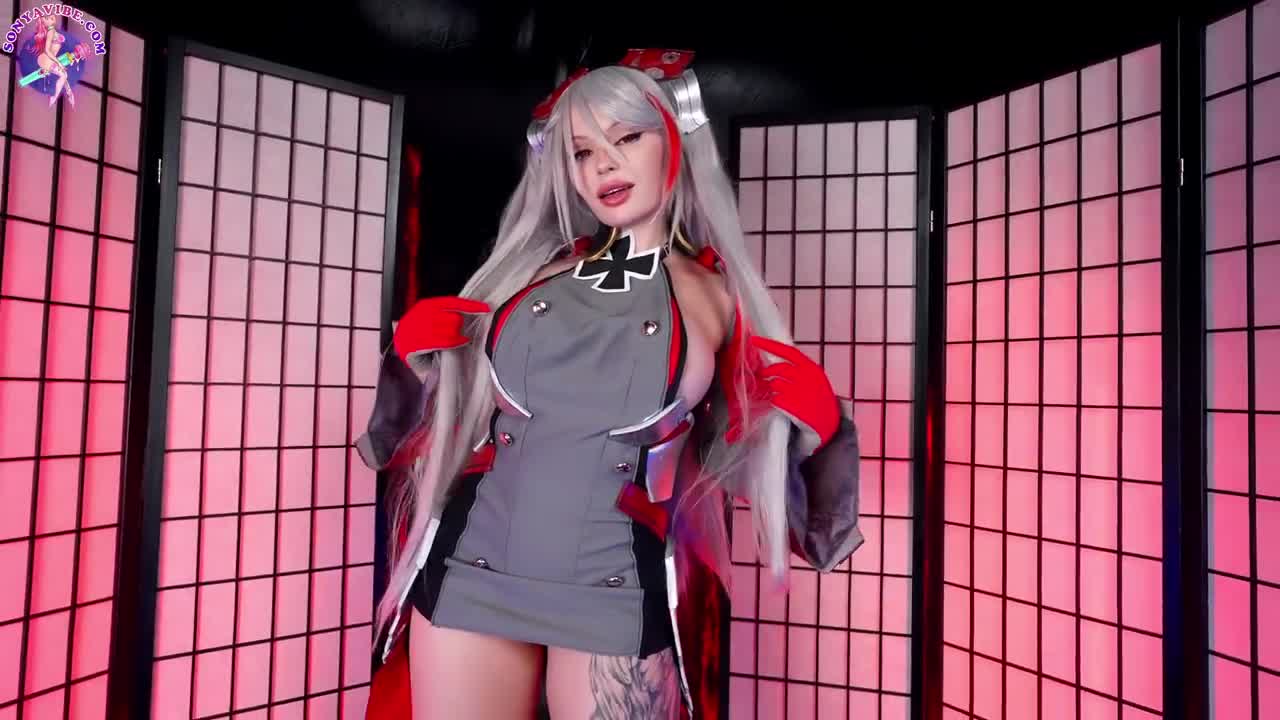 Sonya Vibe – Azur Lane Horny Fun With A Dildo For Cutie Prinz Eugen