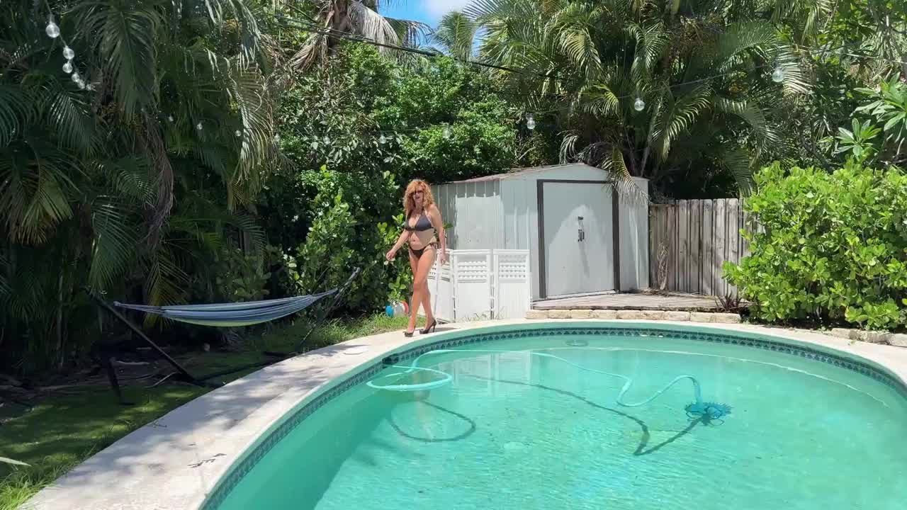 Andi James – Pool Boy Delivers