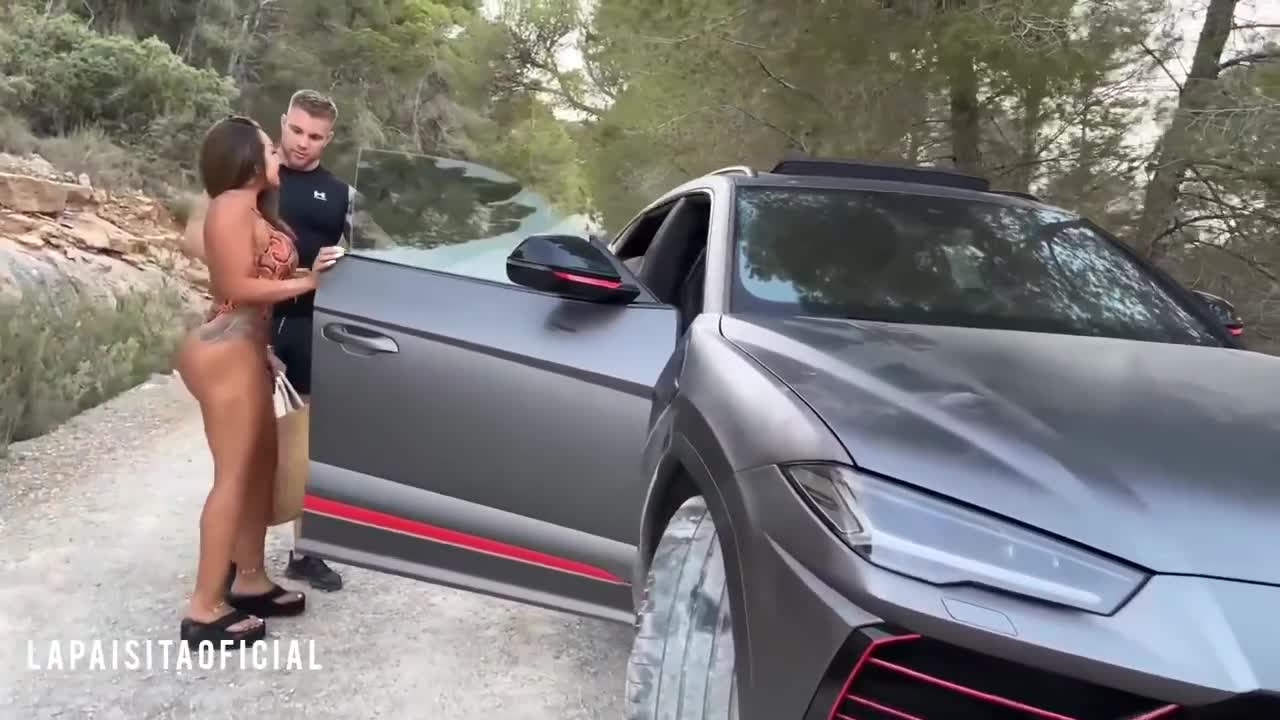 La Paisita OnlyFans leaked La Paisita Gets Railed by Stranger in Roadside Car Sex on HDthot