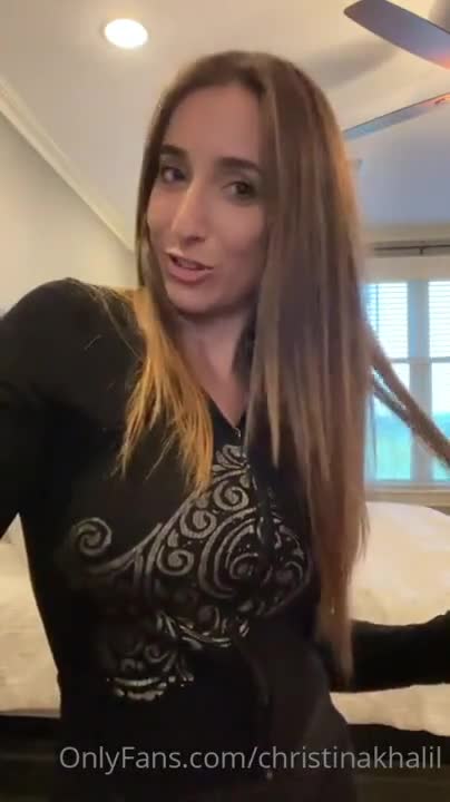 Christina Khalil Tits See Through Video Leaked