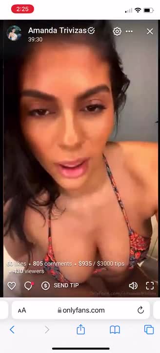 Amanda Trivizas Livestream Squirting Video Leaked