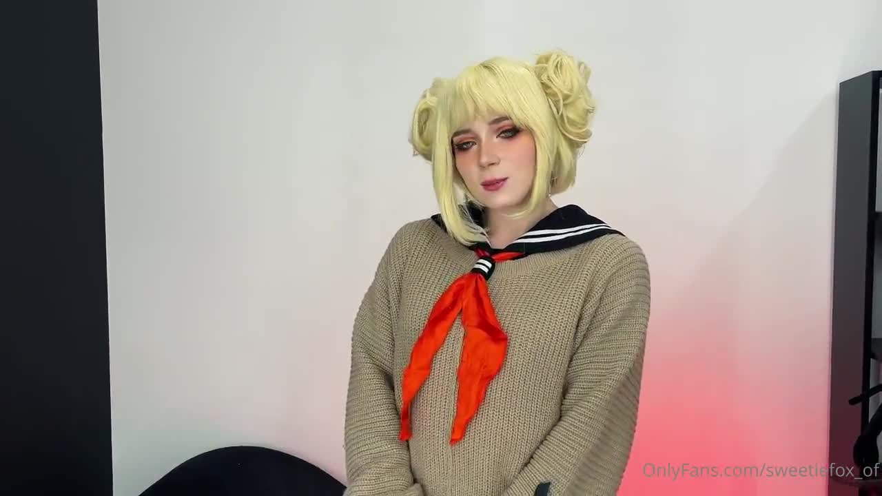 Sweetie Fox OnlyFans leaked Sweetie Fox Himiko Toga Cosplay Porn Video Leaked on HDthot