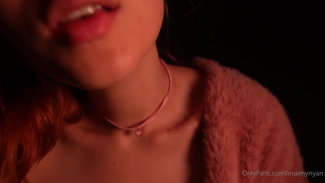 Maimy ASMR OnlyFans leaked Maimy ASMR Teasing Myself Video Leaked on HDthot