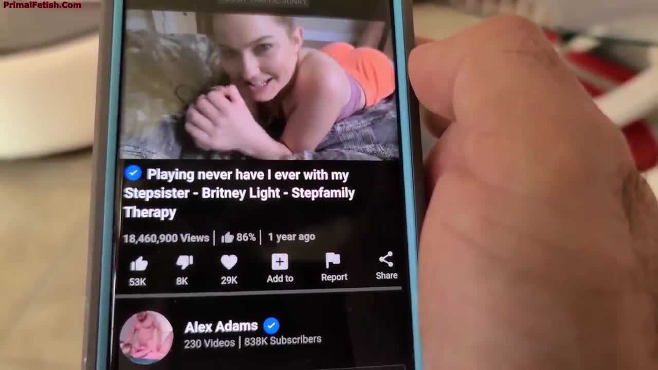Aubree Valentine Using Idea From Porn Scene To Test My Stepsister
