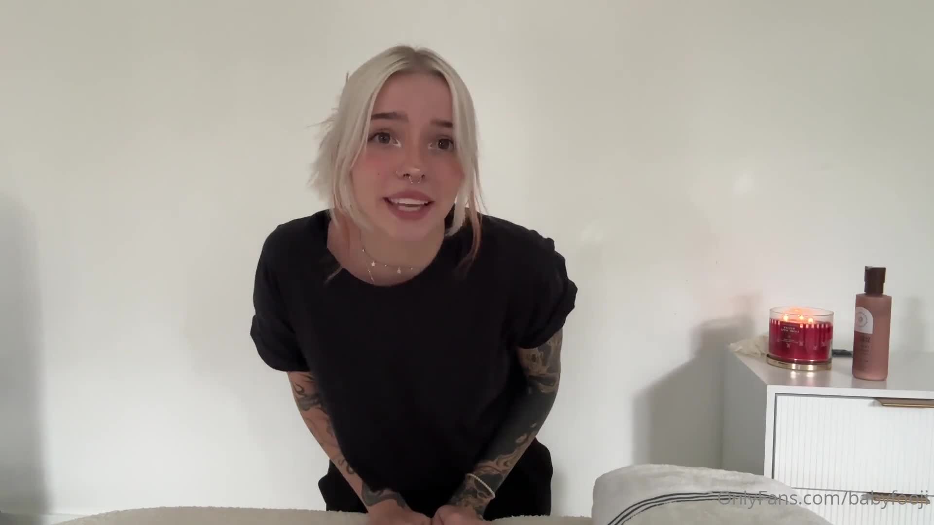 Babyfooji Leaked Dildo Blowjob Video