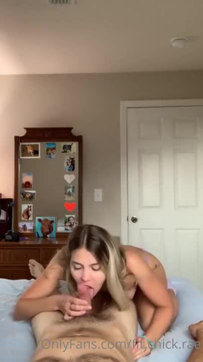 Pretty Blonde Fit.Chick.Rae Rides Him Like A Pro
