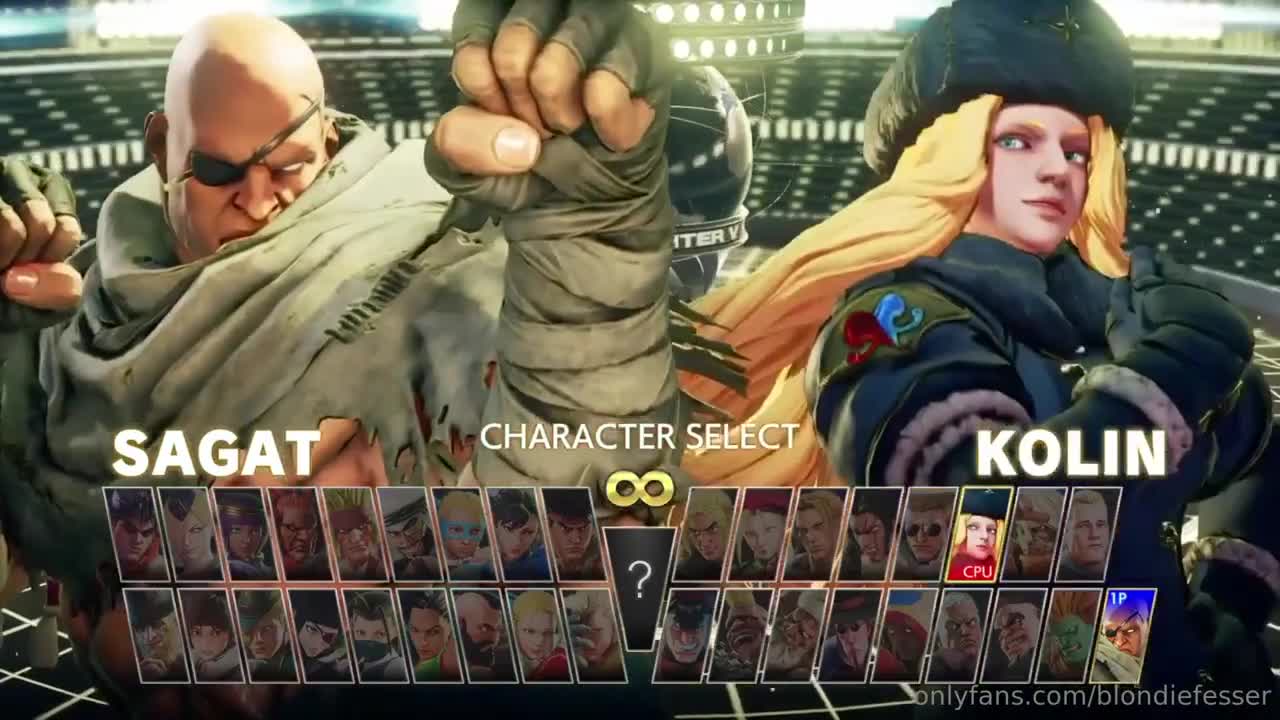 Blondie Fesser Street Fighter Cosplay Sextape Sagat vs Kolin
