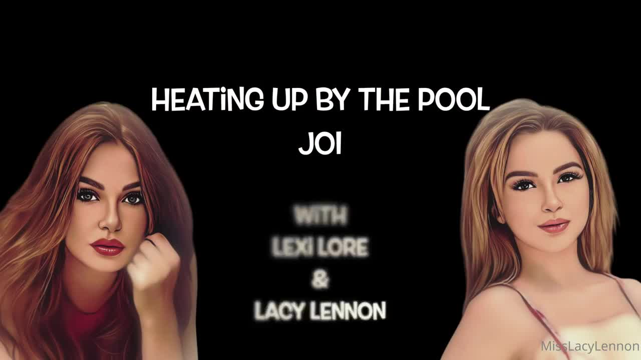 Lexi Lore & Lacy Lennon Heating UP By The Pool