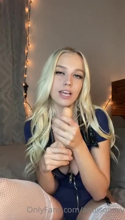 Naughty Police Agent Addison Ivy Leaked Dildo Fantasy