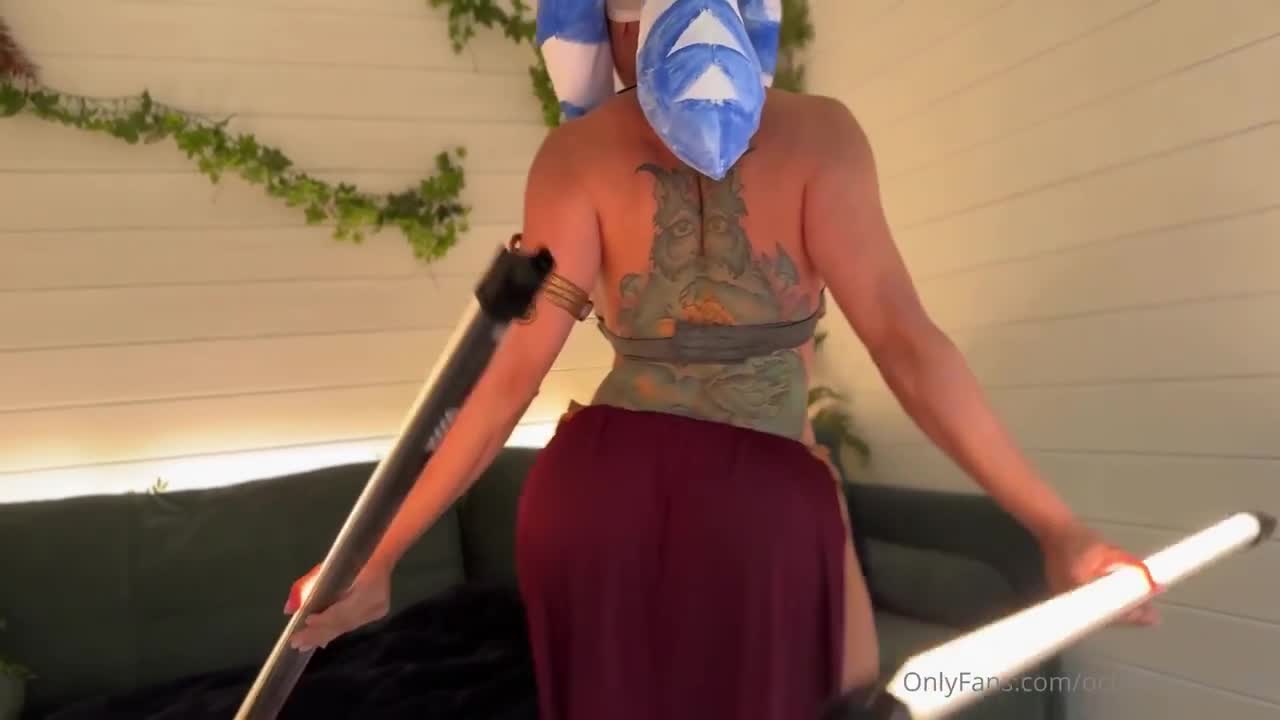 Octokuro OnlyFans leaked Octokuro Ahsoka Tano Star Wars Cosplay Threesome on HDthot