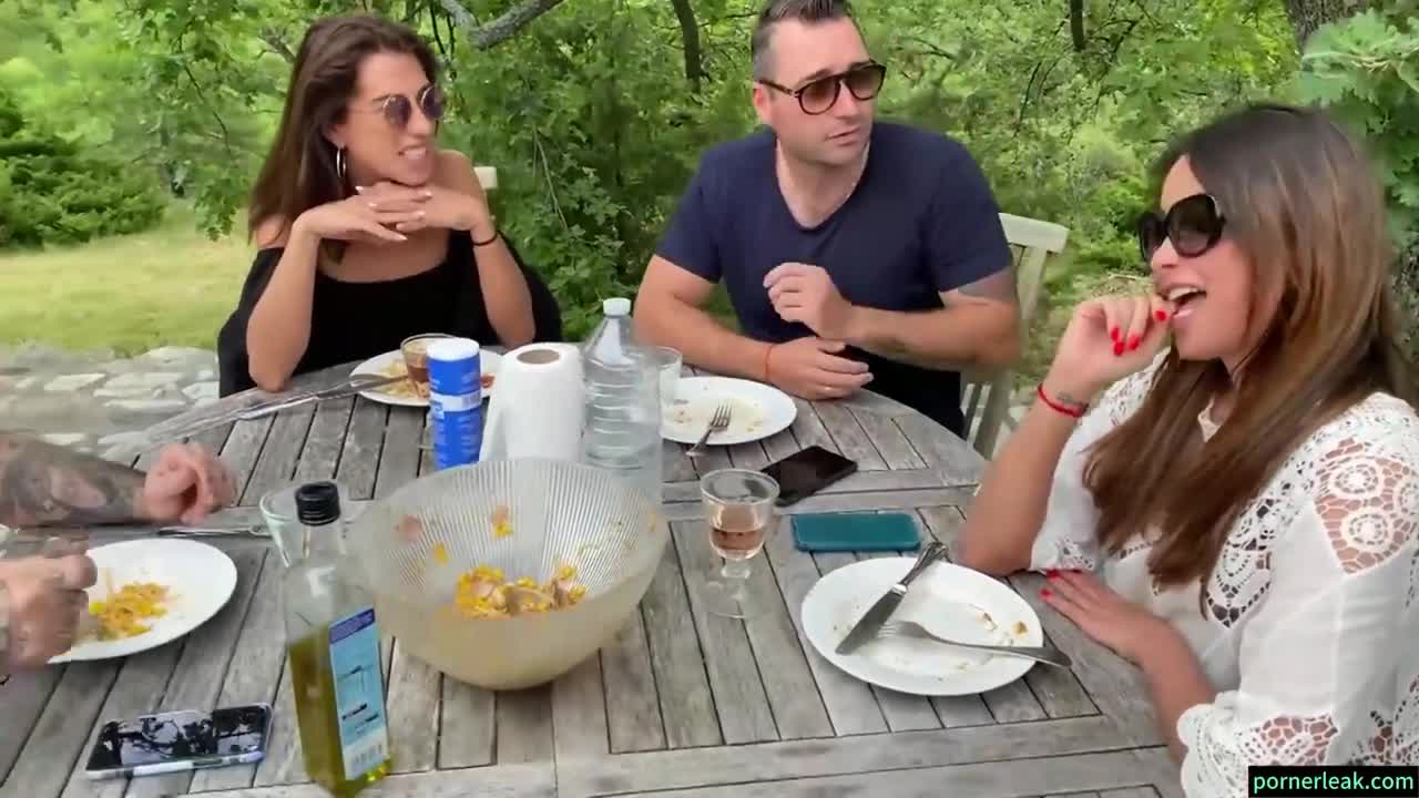 Anissa Kate, Megane Lopez & Mike Angelo Outdoor BGG Threesome