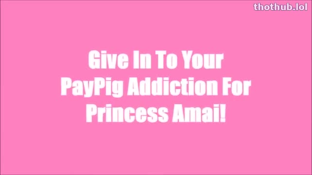 amai liu give in to your paypig addiction for amai
