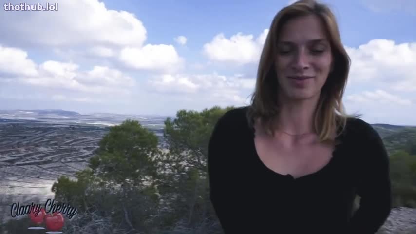 Claary Cherry Masturbating Outdoors