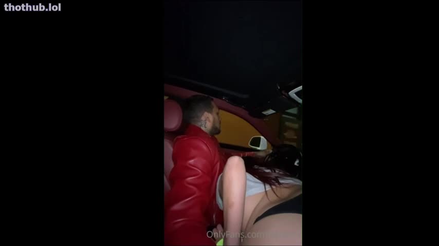 Hot4Lexi giving road head and fucked in back of car