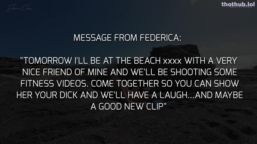 GentlyPerv x Federica Crown - I SUDDENLY SEE A HARD DICK ON THE BEACH