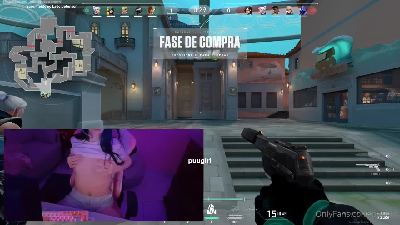 PuuGirl OnlyFans leaked PuuGirl Sneaks A Pussy Rub While Gaming on HDthot