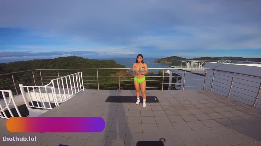 Anabella Galeano OnlyFans leaked Anabella Galeano Rare Workout in a Cheeky Panties - Extended Version on HDthot
