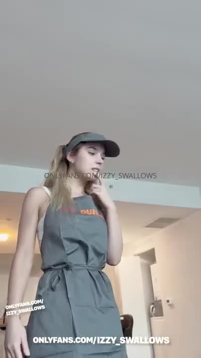 Izzy Swallows OnlyFans leaked Izzy Swallows Dunkin Waitress Paid For A Wet Blowjob on HDthot