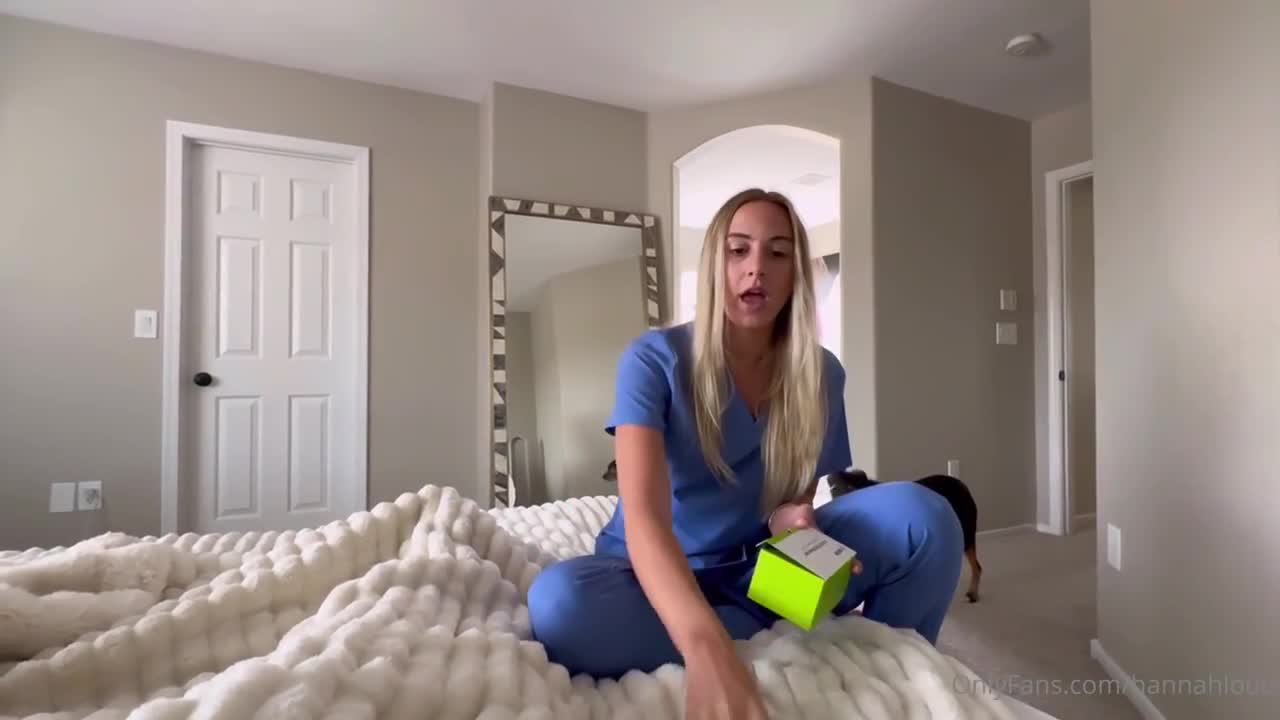 Nurse Hannah Louu Pleasures Her BF’s Cock
