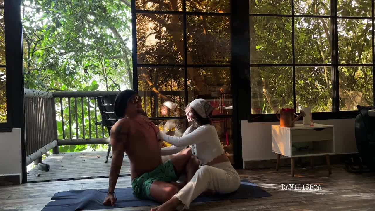 Danielis94 OnlyFans leaked Danielis94 Gets Laid After Her Yoga Session on HDthot
