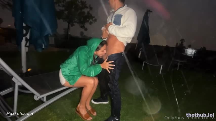 hailey rose fucks in rainstorm