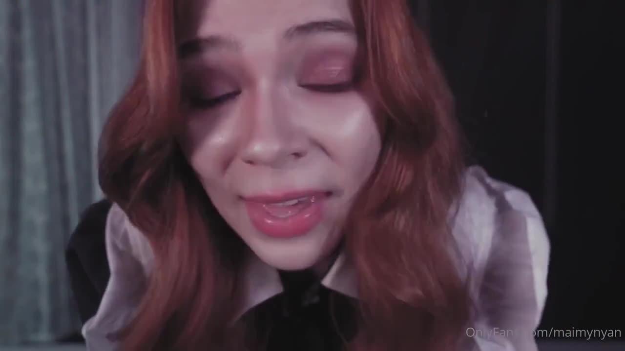 Maimy ASMR OnlyFans leaked Vampire Maimy ASMR Flaunts Her Curves on HDthot
