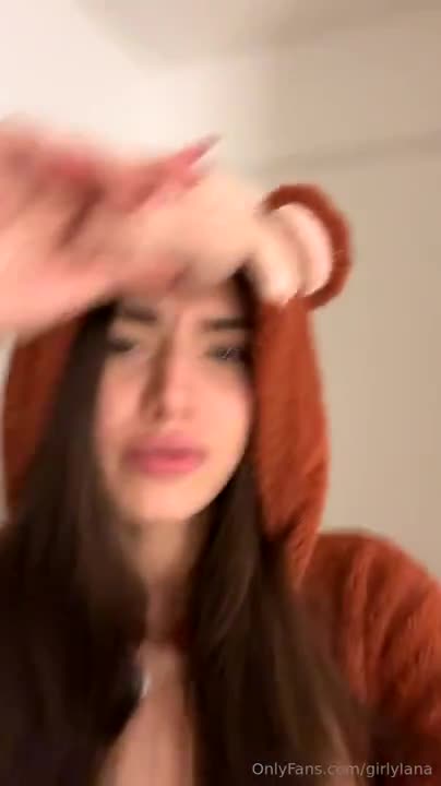 Girlylana’s Monkey Costume Strip & Masturbation