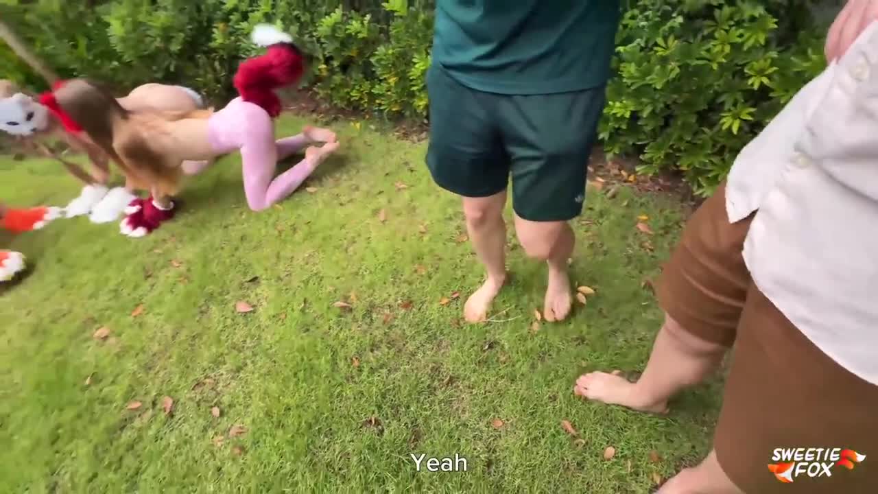 Sweetie Fox OnlyFans leaked Horny Therian Gets Fucked After Going For A Walk With Her Owner on HDthot