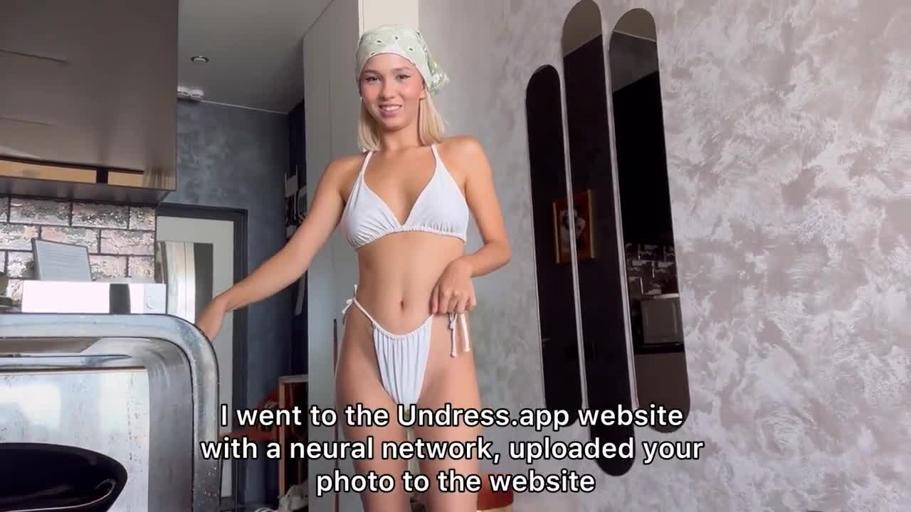 Petite asian Lil Karina takes cum on her ass
