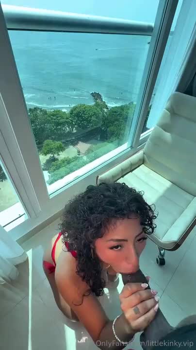 Little Kinky – BBC Balcony Fuck With AquaZay