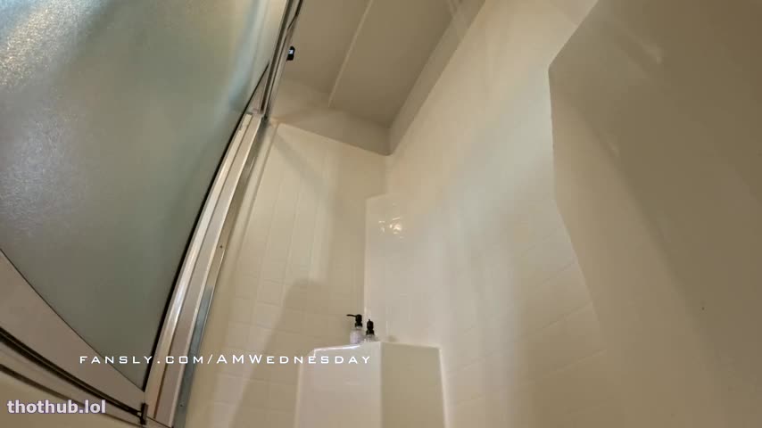 AmWednesday - Shower Multicam (Shaving & Really Close Up Masturbation)