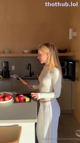 Caroline Zalog your gf with perky tits apple slices