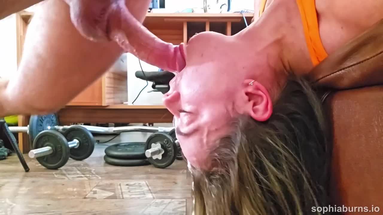 Sophia Burns Euro Throat Whore Lover Rough Face Fuck