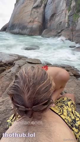 Danifae - Rough Fuck And Suck BG At The Secret Beach