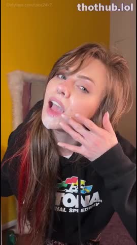 Tabby Ridiman aka Tabs24x7 - Cum Play, Facial, Blowjob & Swallow Compilation