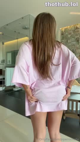 Piper Rockelle OnlyFans leaked Piper Rockelle Pink Lingerie Slip on HDthot