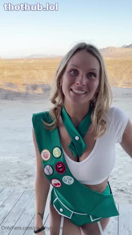 Peachyprime BG in girl scout outfit