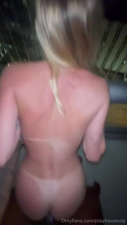 Badbarbiepriv OnlyFans leaked Badbarbiepriv’s Late Night Balcony Fuck on HDthot