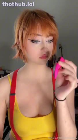 Kenalialuv   Misty's 18! And Her Gift Is A Toy So She Fucks Herself In Both Holes
