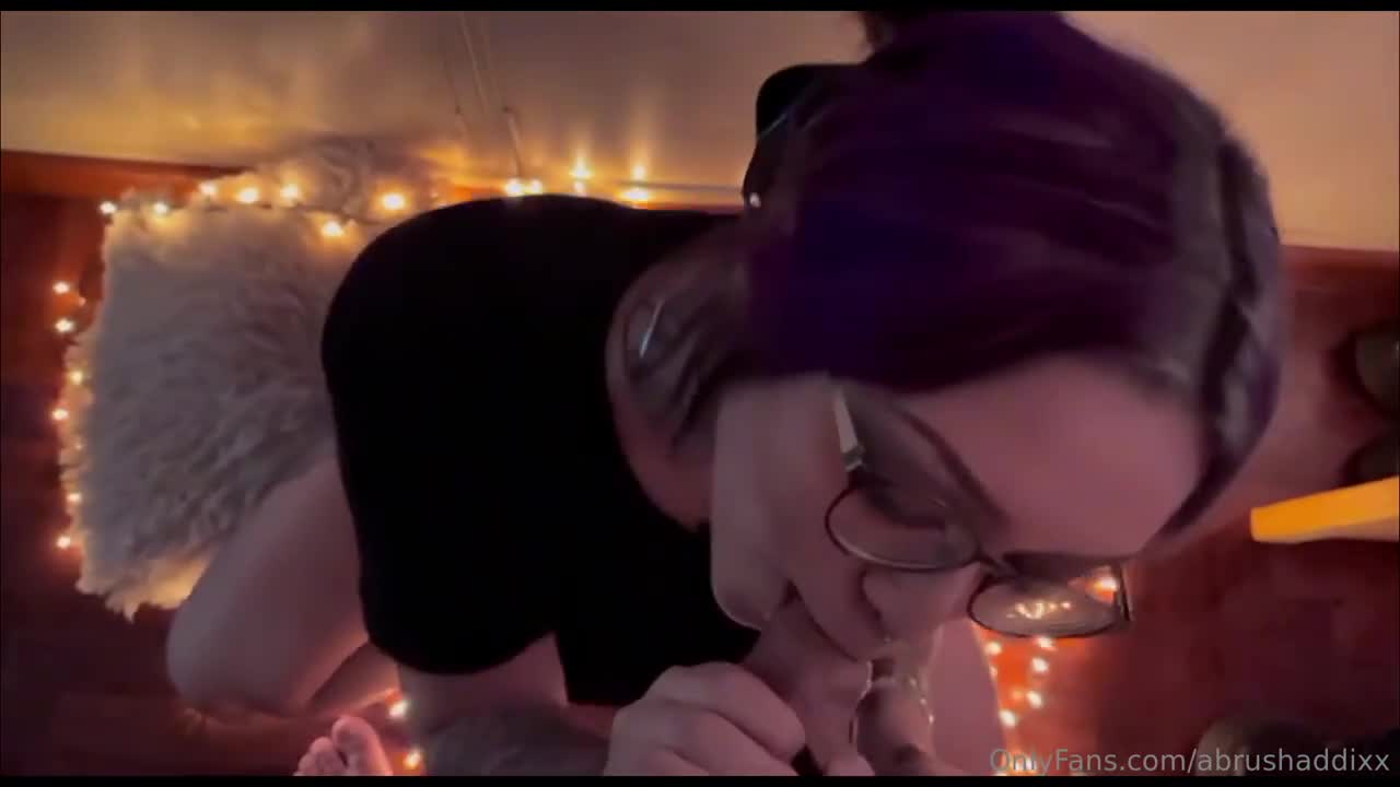 Abru_Shaddixx OnlyFans leaked Abru_Shaddixx’s POV Blowjob And Facial on HDthot